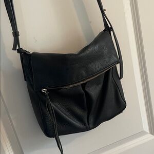 Vince Camuto Black Leather Shoulder Bag